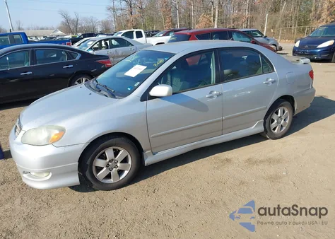 2007 Toyota Corolla S из США, поврежденный, VIN 2T1BR32E77C792219